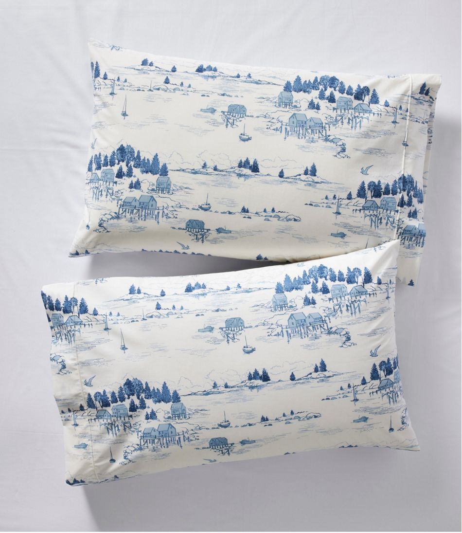 Coastal Landscape Percale Sheet Collection | L.L.Bean Popular