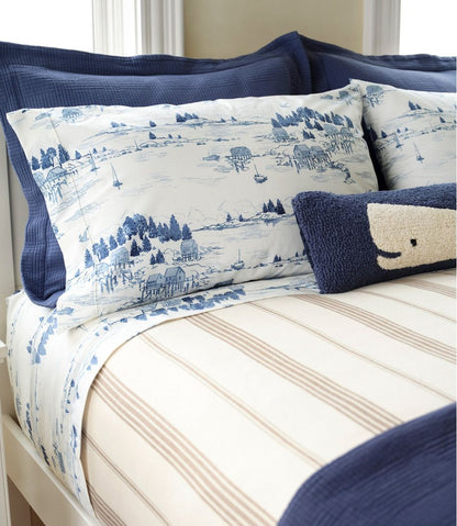 Coastal Landscape Percale Sheet Collection | L.L.Bean Popular