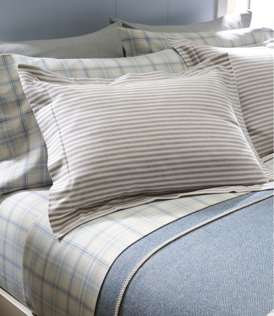 Ultrasoft Comfort Flannel Comforter Cover Collection, Stripe | L.L.Bean Recommended
