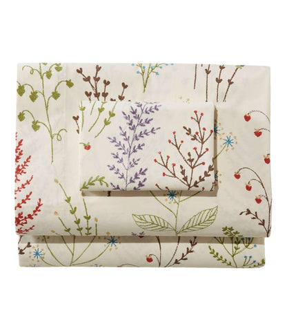Botanical Floral Percale Sheet Collection | L.L.Bean Value