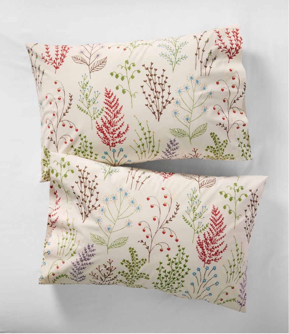 Botanical Floral Percale Sheet Collection | L.L.Bean Value