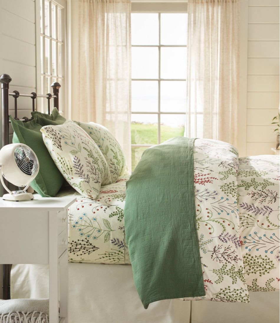 Botanical Floral Percale Sheet Collection | L.L.Bean Value