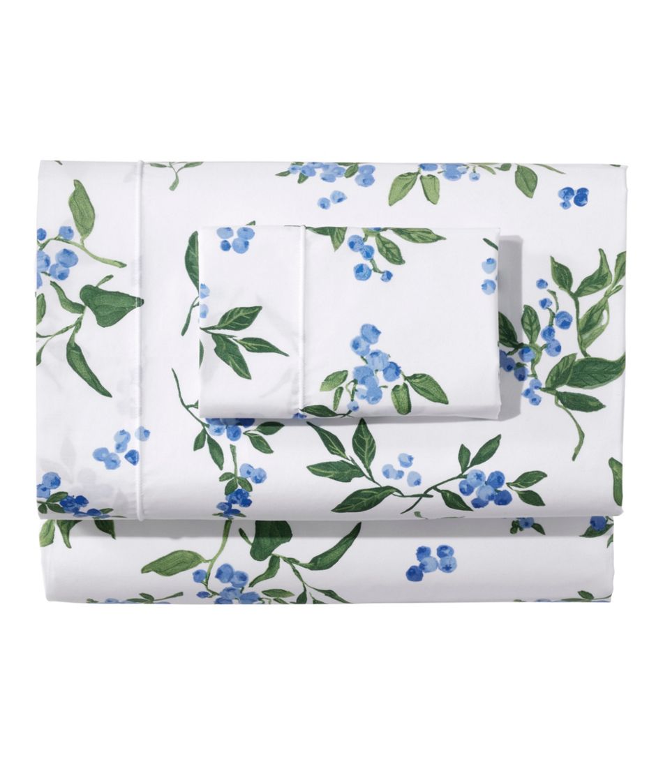 Jess Franks Blueberry Print Percale Sheet Set Collection | L.L.Bean Featured