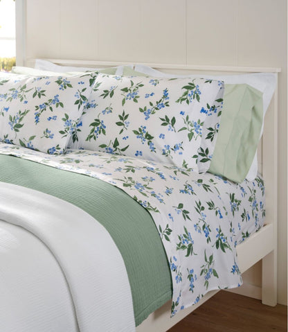 Jess Franks Blueberry Print Percale Sheet Set Collection | L.L.Bean Featured