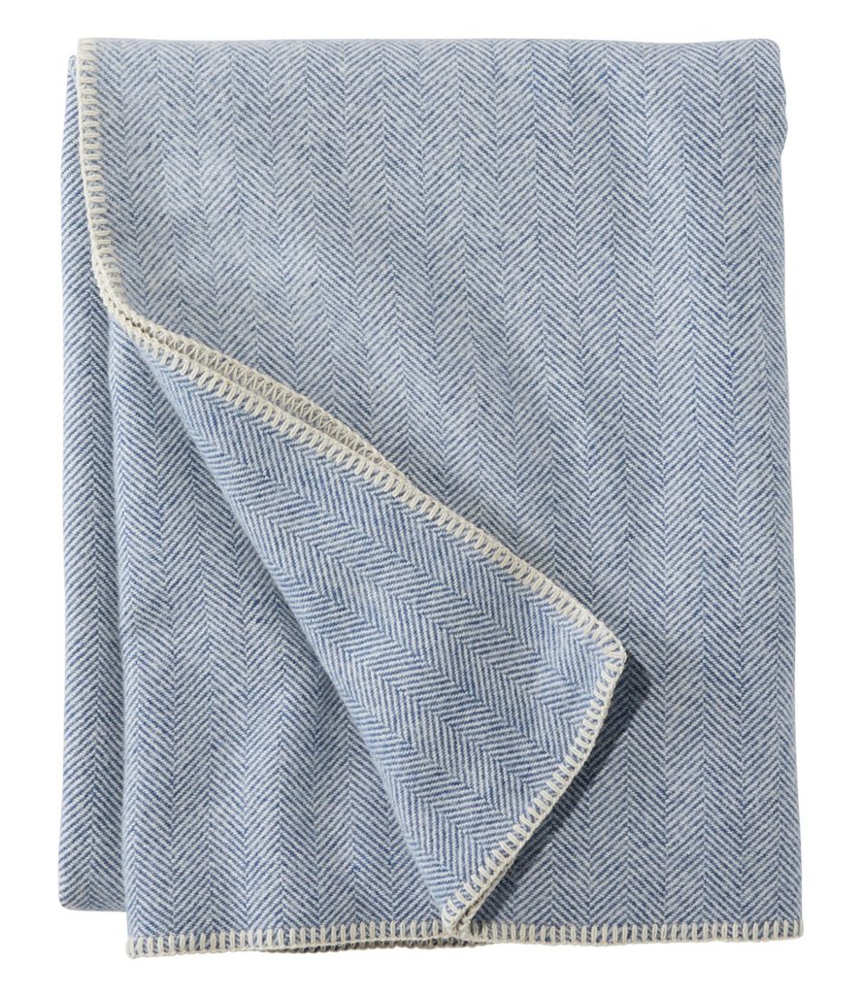 Washable Wool Blanket, Herringbone | L.L.Bean Exclusive