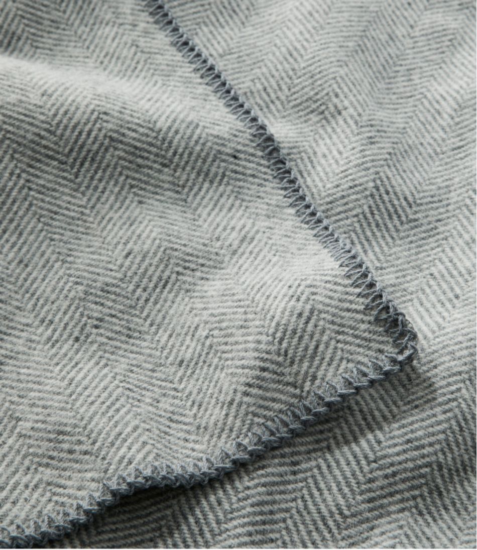 Washable Wool Blanket, Herringbone | L.L.Bean Exclusive