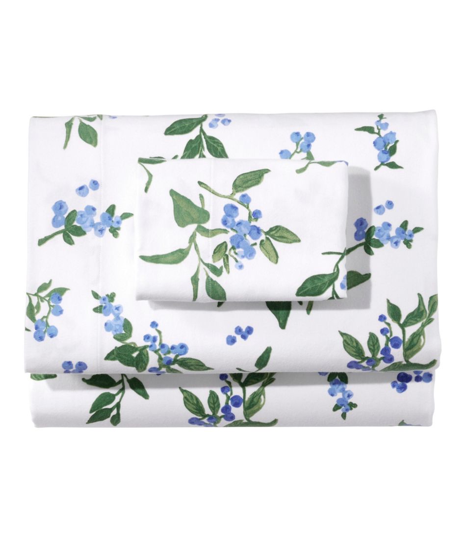 Jess Franks Blueberry Flannel Sheet Collection | L.L.Bean Classic