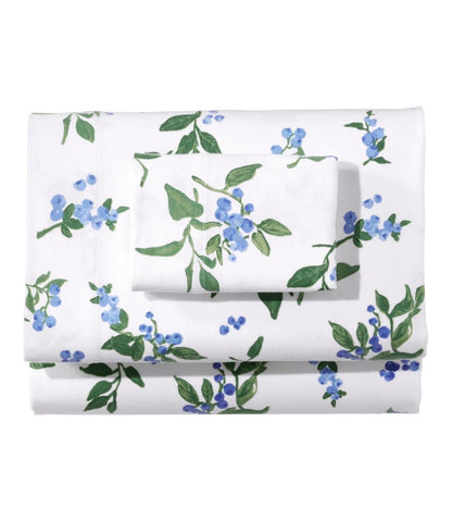 Jess Franks Blueberry Flannel Sheet Collection | L.L.Bean Classic