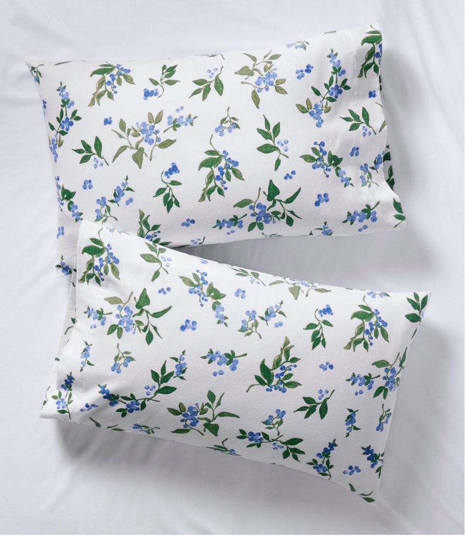 Jess Franks Blueberry Flannel Sheet Collection | L.L.Bean Classic