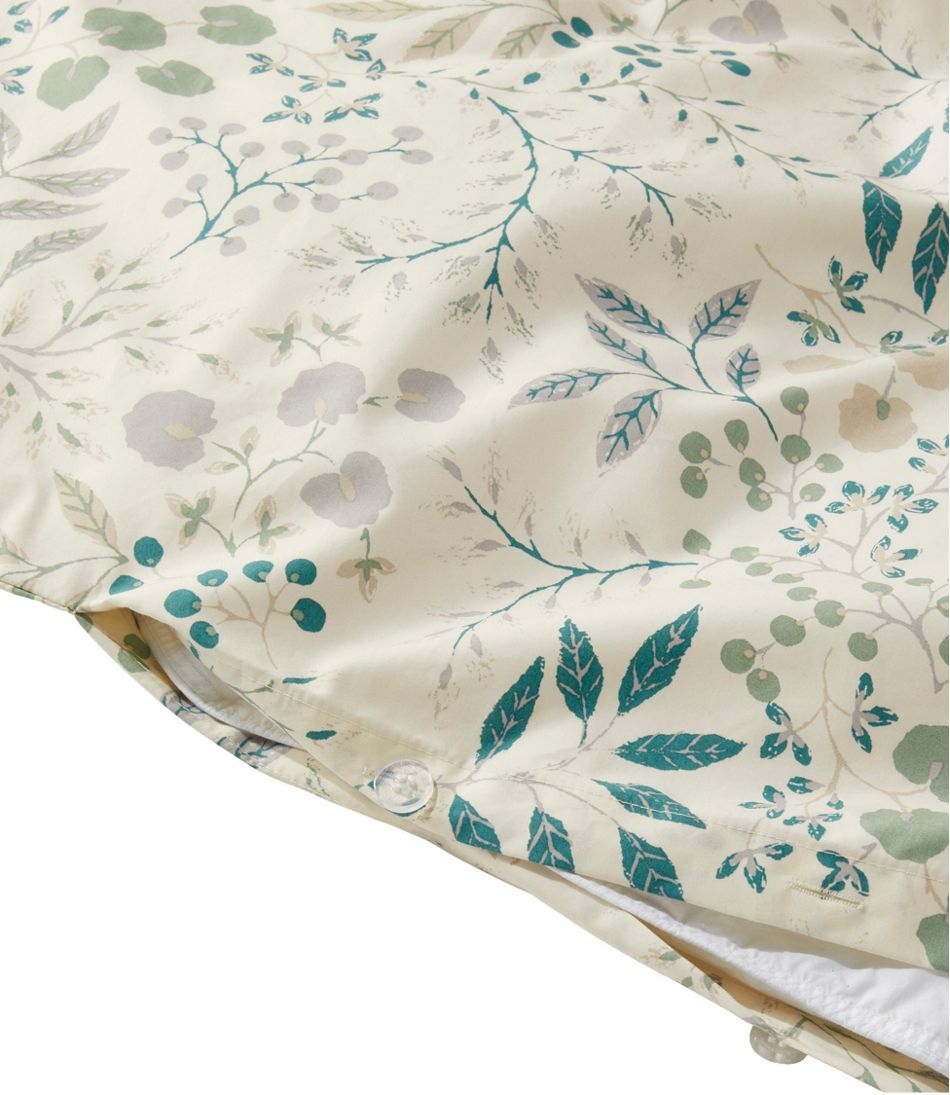 280-Thread-Count Pima Cotton Percale Comforter Cover Collection, Print | L.L.Bean Essential