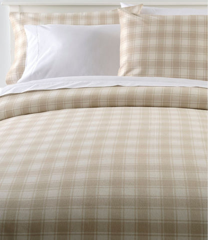 Ultrasoft Comfort Flannel Comforter Cover Collection, Check | L.L.Bean Everyday