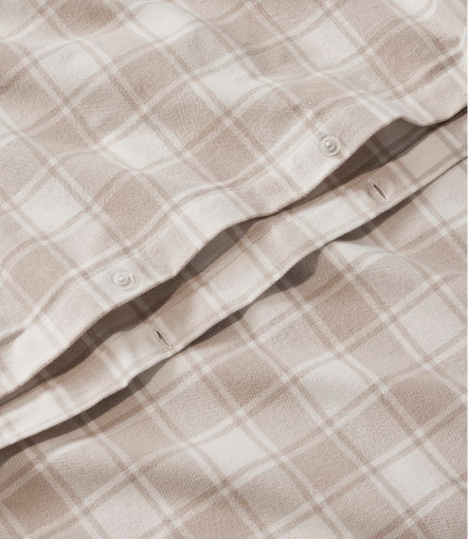 Ultrasoft Comfort Flannel Comforter Cover Collection, Check | L.L.Bean Everyday