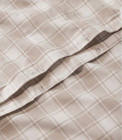 Ultrasoft Comfort Flannel Comforter Cover Collection, Check | L.L.Bean Everyday