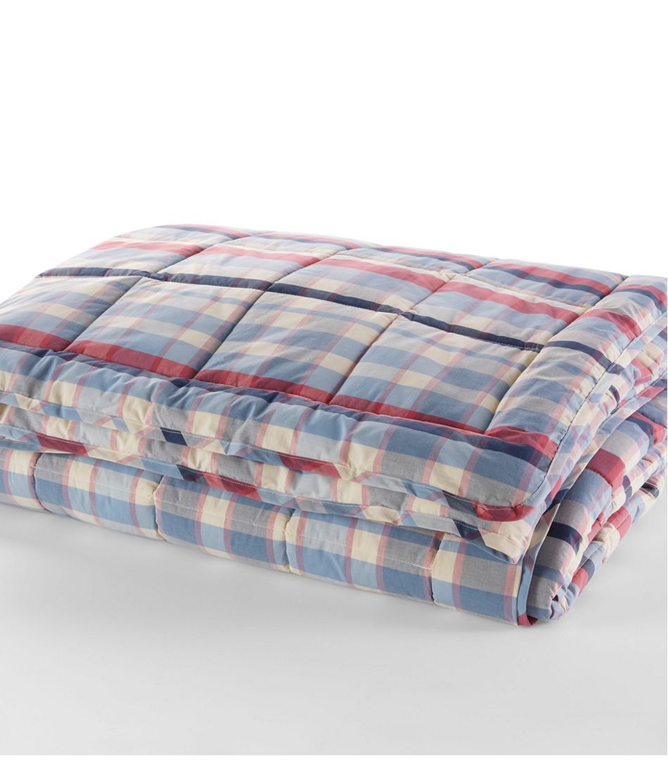 Ultrasoft Cotton Comforter, Plaid | L.L.Bean Great Value