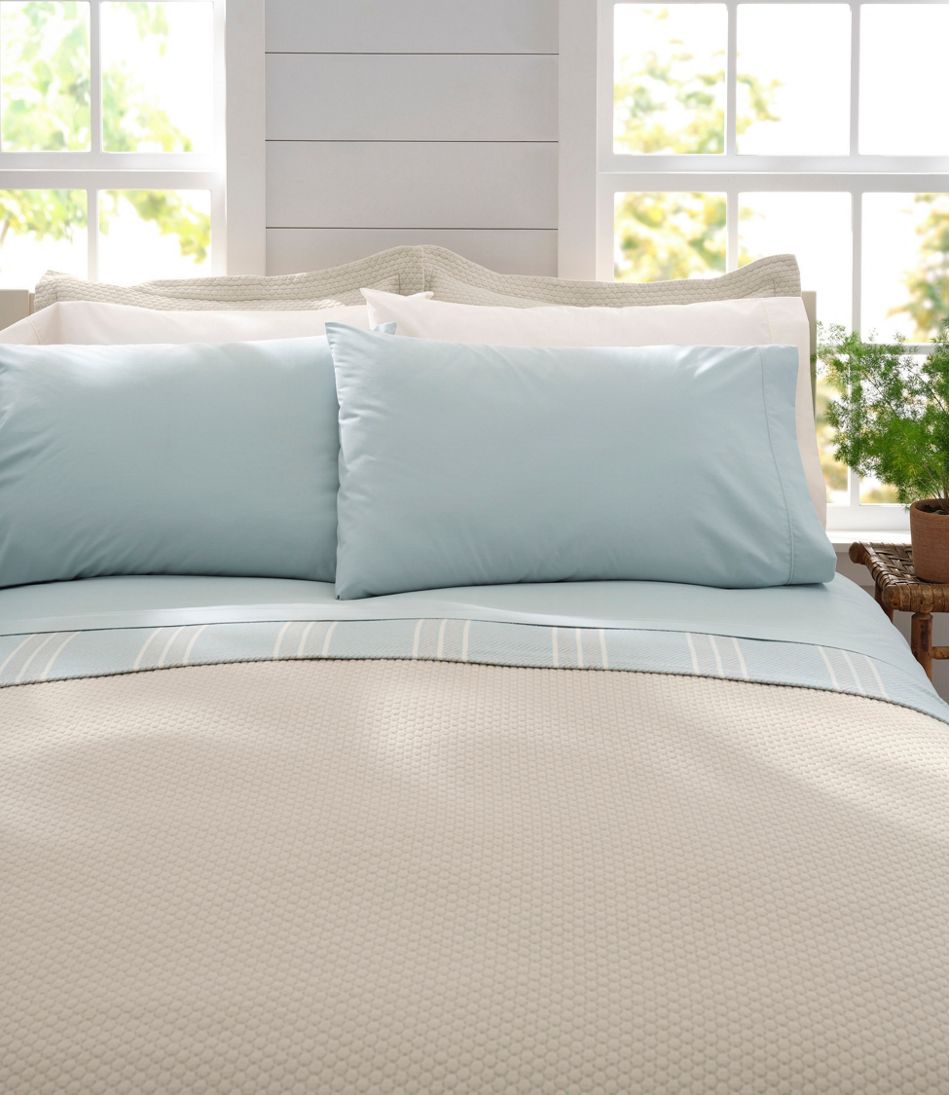 Sunwashed Percale Sheet Collection | L.L.Bean Featured