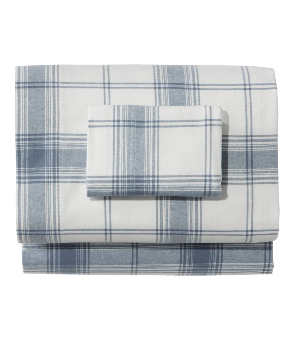 Organic Flannel Sheet Collection, Plaid | L.L.Bean Classic