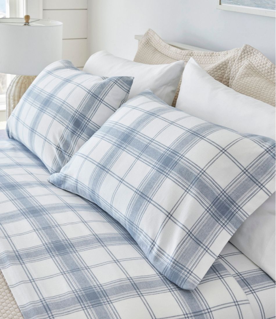 Organic Flannel Sheet Collection, Plaid | L.L.Bean Classic