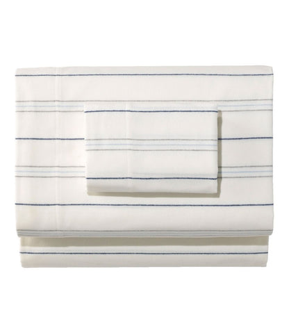 Organic Flannel Sheet Collection, Stripe | L.L.Bean Value