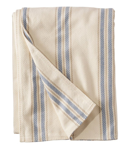 Maine Twill Blanket, Stripe | L.L.Bean Great Value