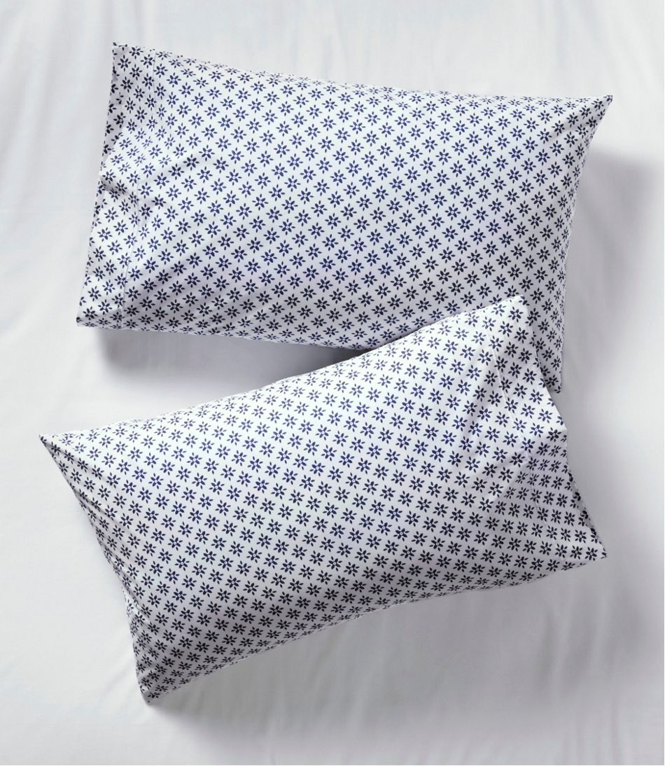 Sunwashed Percale Sheet Collection, Block Floral Print | L.L.Bean Trending