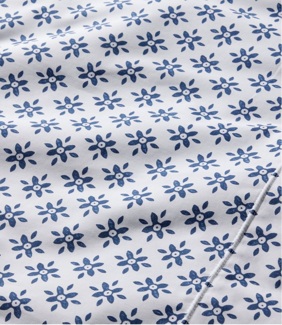 Sunwashed Percale Sheet Collection, Block Floral Print | L.L.Bean Trending