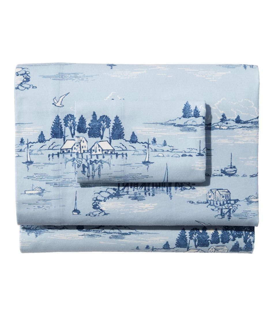 Coastal Landscape Flannel Sheet Collection | L.L.Bean Essential