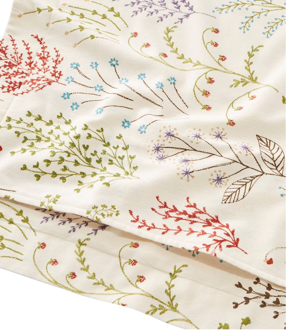 Botanical Floral Flannel Comforter Cover Collection | L.L.Bean Everyday