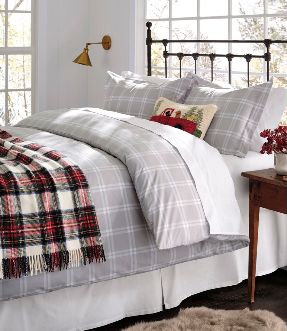 L.L.Bean Washable Wool Throw, Plaid 54" x 60" | L.L.Bean Value