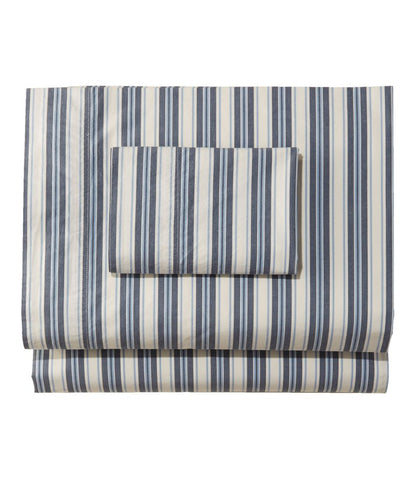 Sunwashed Percale Sheet Collection, Stripe | L.L.Bean Great Value