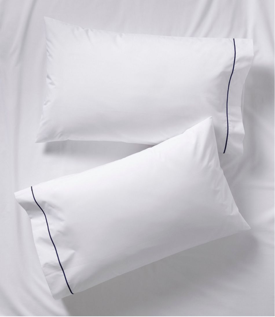 Premium Egyptian Percale Sheet Collection, Satin Stitch | L.L.Bean Latest