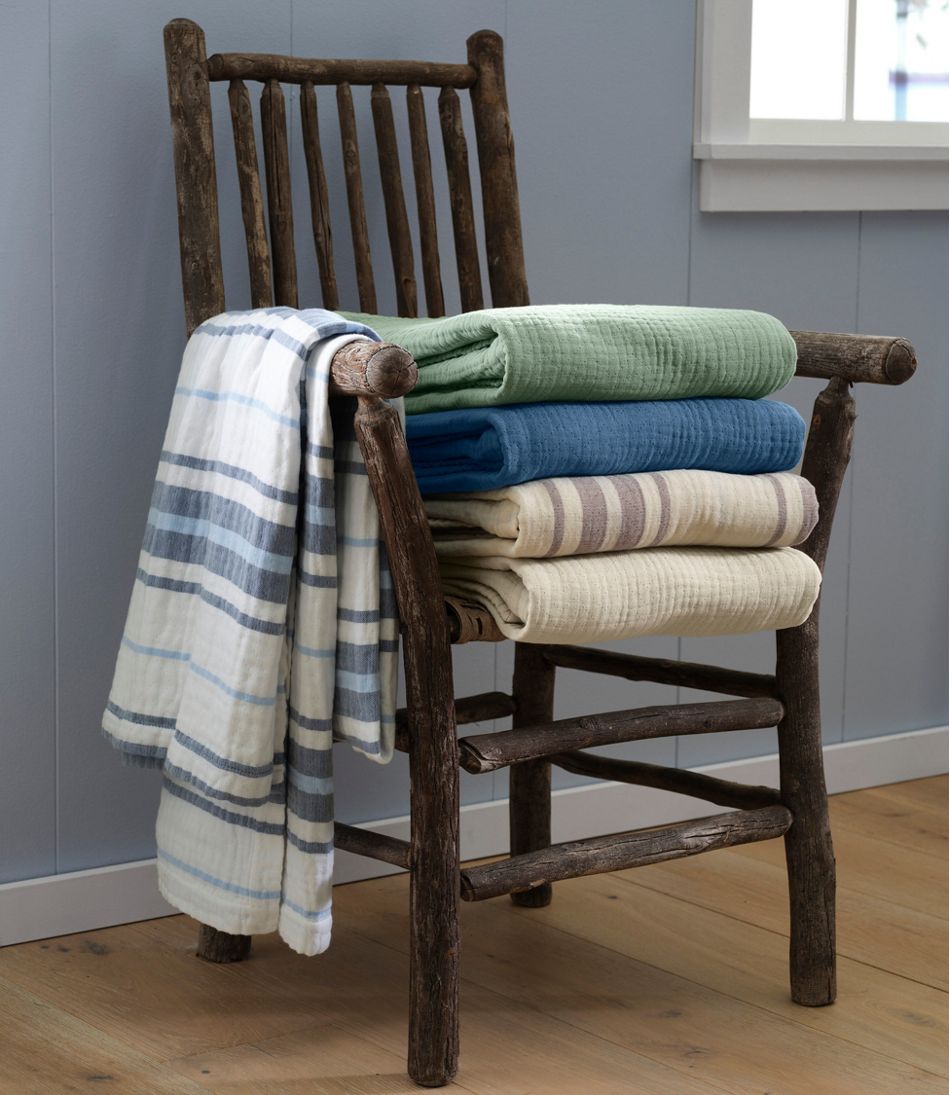 Lightweight Cotton Gauze Throw | L.L.Bean Recommended