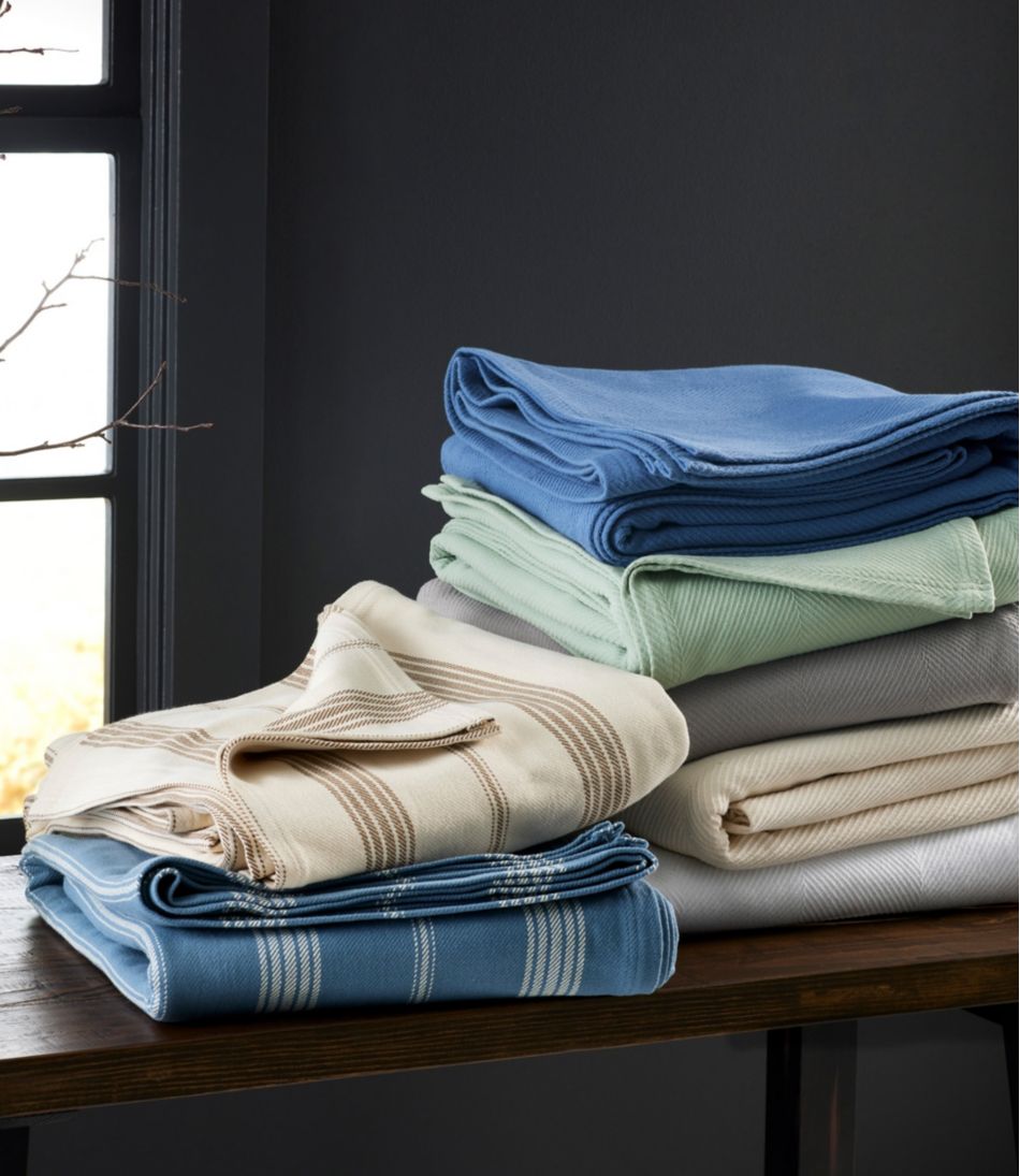 Organic Cotton Blanket, Stripe | L.L.Bean Classic
