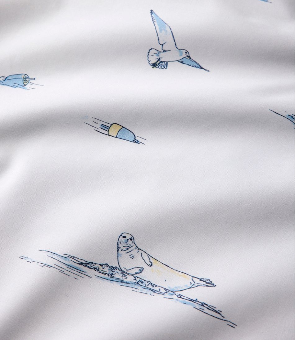 Nautical Boats Percale Sheet Collection | L.L.Bean Essential