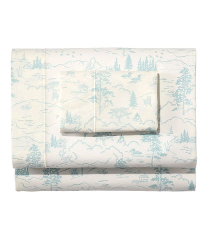 Lakeside Toile Percale Sheet Collection | L.L.Bean Everyday