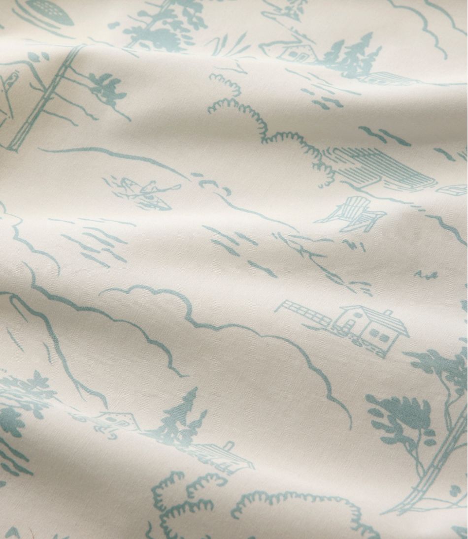 Lakeside Toile Percale Sheet Collection | L.L.Bean Everyday