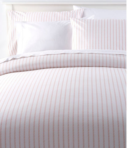 Sunwashed Percale Comforter Cover, Stripe Leaf | L.L.Bean Value