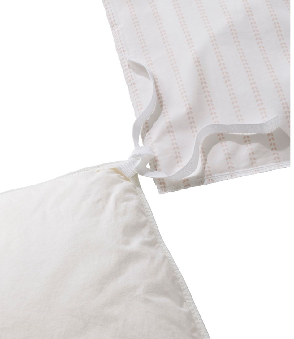 Sunwashed Percale Comforter Cover, Stripe Leaf | L.L.Bean Value