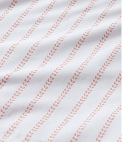 Sunwashed Percale Comforter Cover, Stripe Leaf | L.L.Bean Value