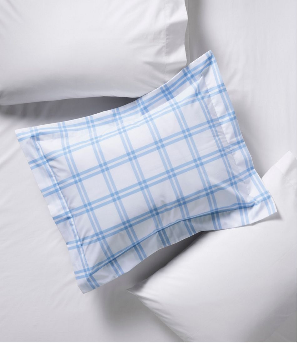 280-Thread-Count Pima Cotton Percale Comforter Cover Collection, Windowpane | L.L.Bean Everyday