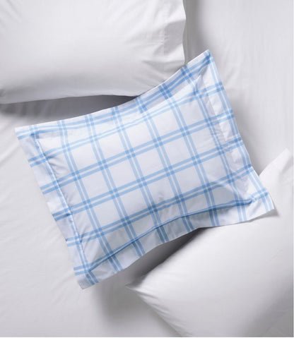 280-Thread-Count Pima Cotton Percale Comforter Cover Collection, Windowpane | L.L.Bean Everyday