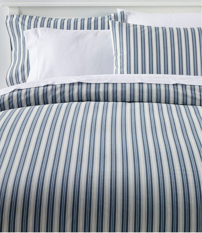 Sunwashed Percale Comforter Cover, Stripe | L.L.Bean Value