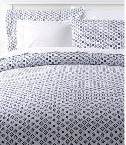 Sunwashed Percale Comforter Cover, Block Floral Print | L.L.Bean Latest