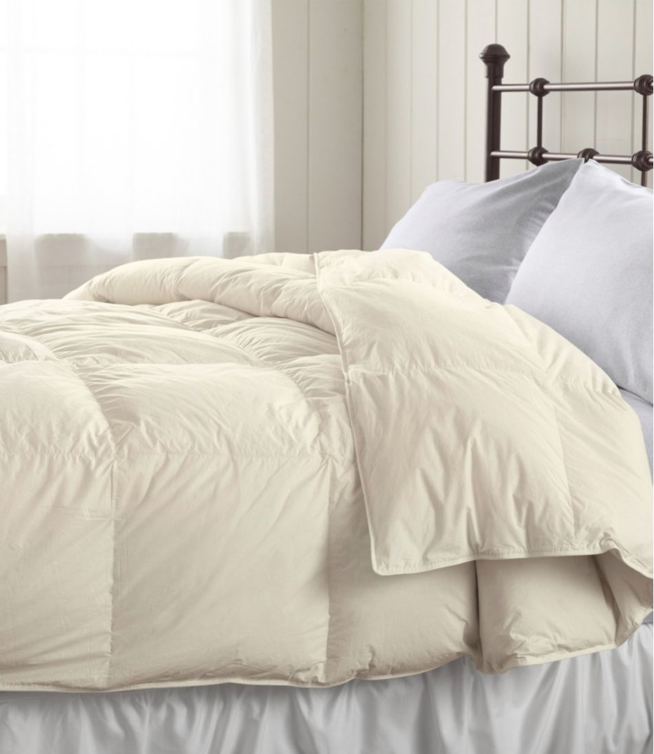 Baffle Box Stitch Goose Down Comforter, Warm | L.L.Bean Trending