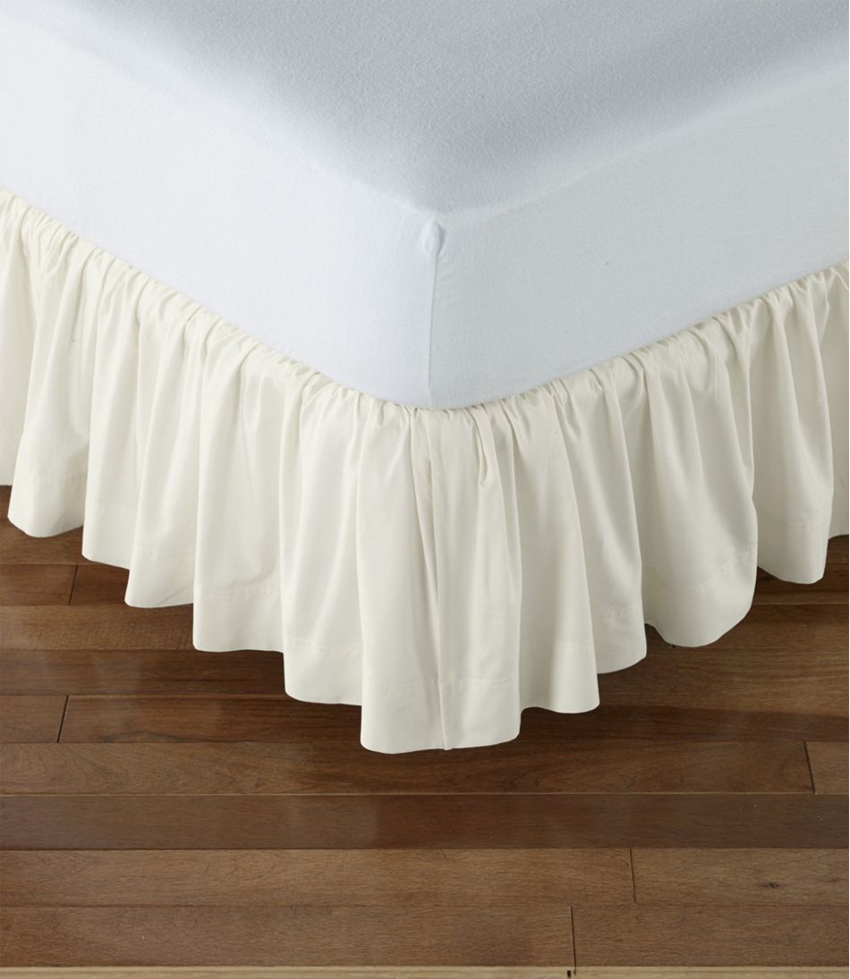 Chambray bed skirt | L.L.Bean Recommended