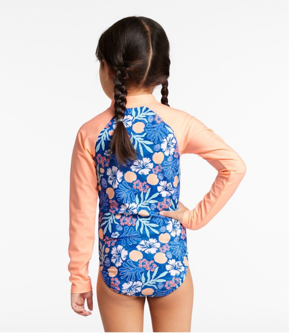Girls' Watersports Swimwear, Rashguard One-Piece | L.L.Bean Popular