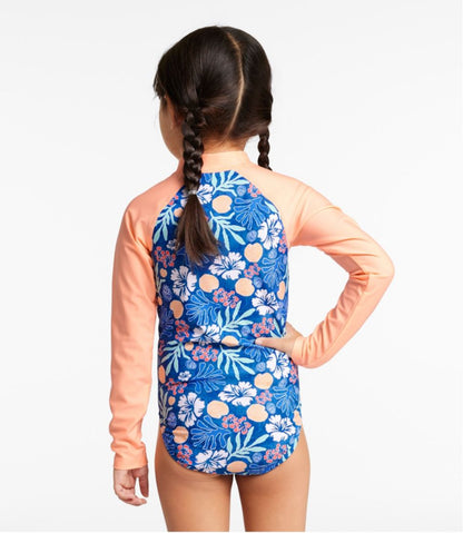 Girls' Watersports Swimwear, Rashguard One-Piece | L.L.Bean Popular