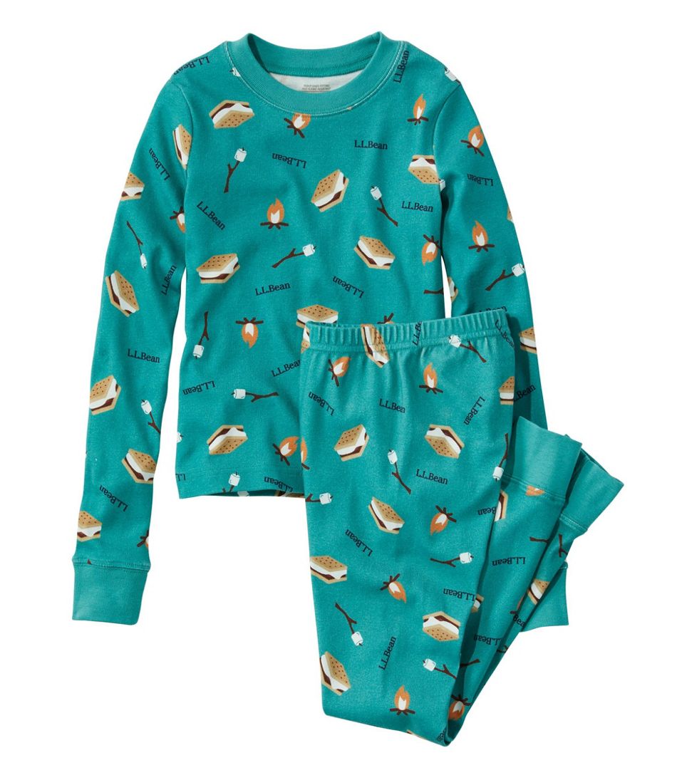Kids' Organic Cotton Fitted Pajamas | L.L.Bean Essential