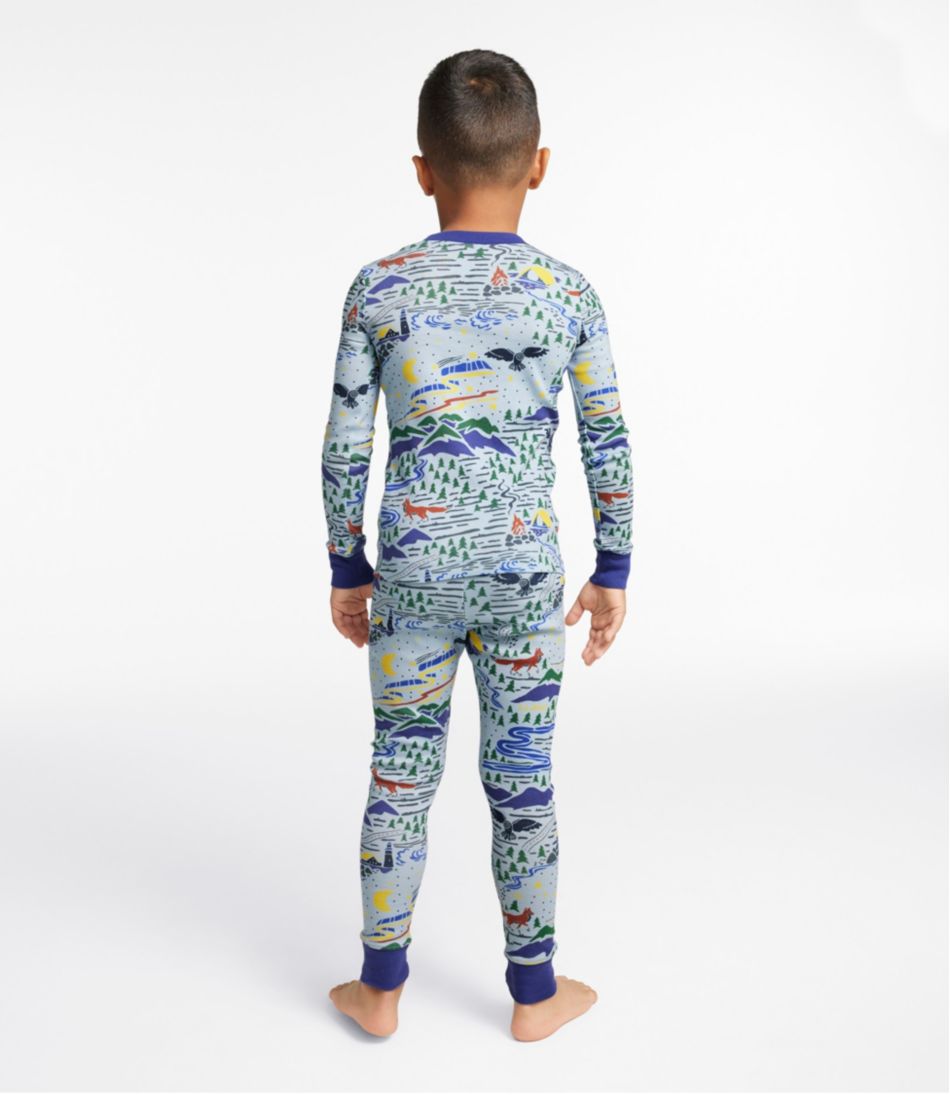 Kids' Organic Cotton Fitted Pajamas | L.L.Bean Essential