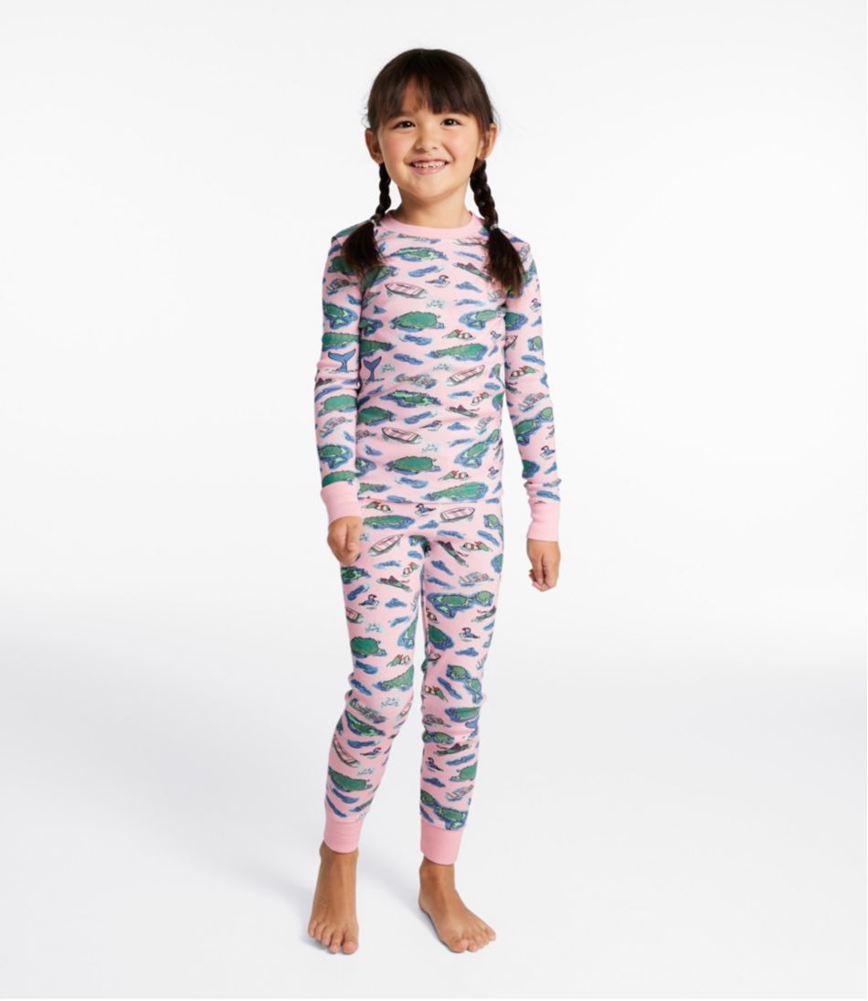 Kids' Organic Cotton Fitted Pajamas | L.L.Bean Essential