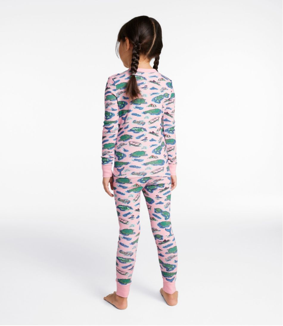 Kids' Organic Cotton Fitted Pajamas | L.L.Bean Essential